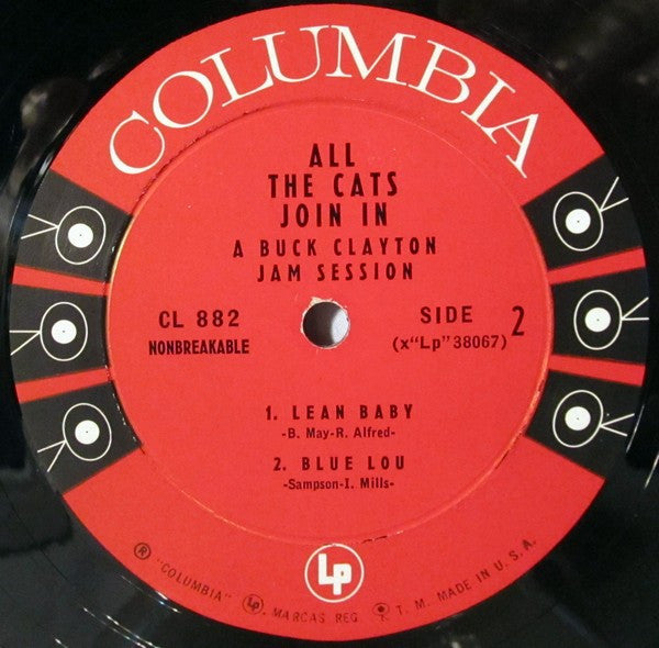 Buck Clayton : All The Cats Join In (A Buck Clayton Jam Session) (LP, Album, Mono)