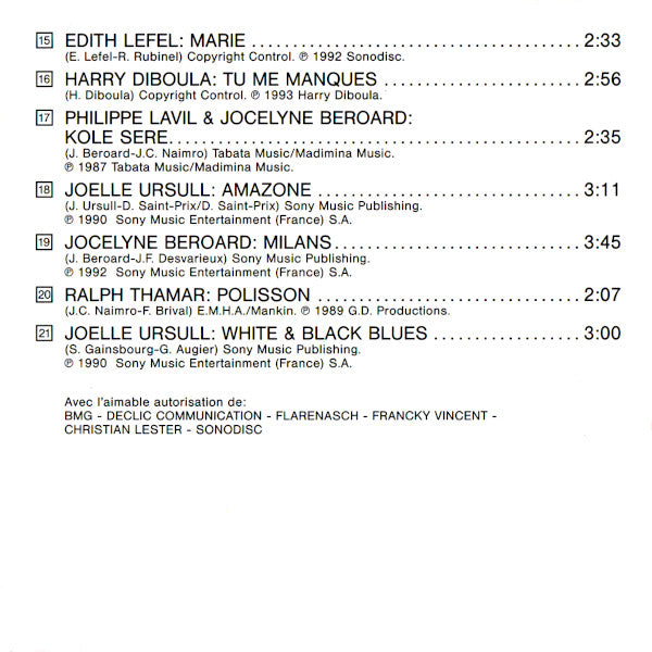 Various : Le Club Du Zouk - 21 Tubes Zouk Mixés Non Stop (CD, Comp, Mixed)