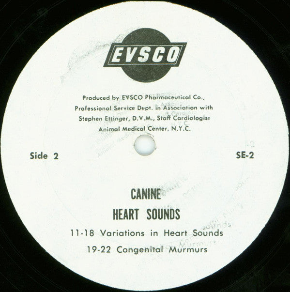 Stephen Ettinger, D.V.M. : Canine Heart Sounds (LP)