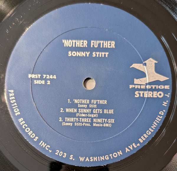 Sonny Stitt With Brother Jack McDuff : 'Nother Fu'ther (LP, Album, RE)