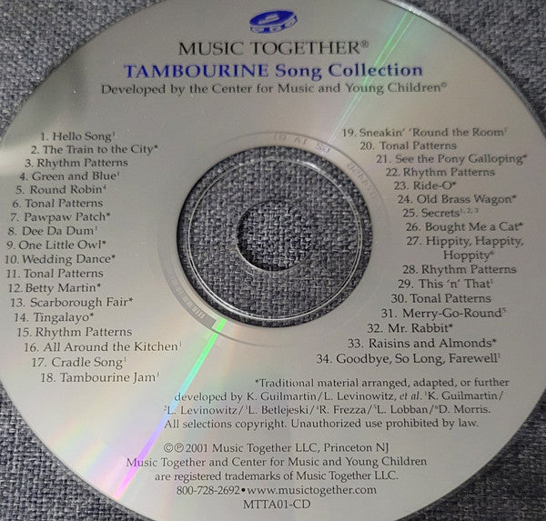 Various : Music Together: Tambourine (Center For Music And Young Children) (CD, Album)