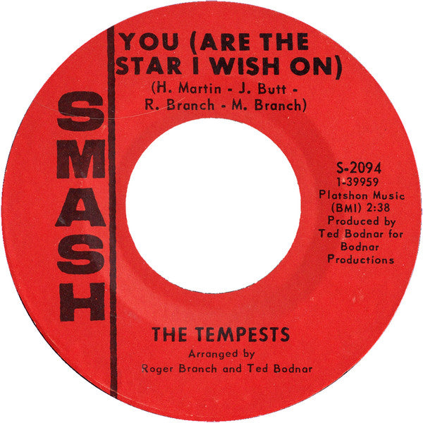 The Tempests (3) : Would You Believe (7", Single, Mer)