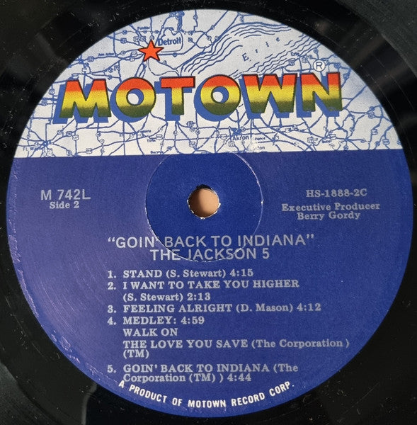 The Jackson 5 : Goin' Back To Indiana (Original TV Soundtrack) (LP, Album, Gat)