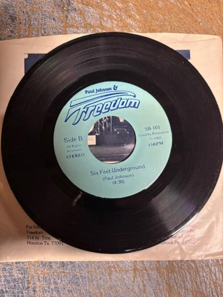 Paul Johnson & Freedom : RocknRoll Frustration (7")