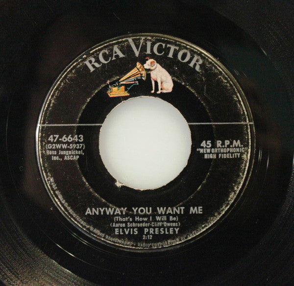 Elvis Presley : Love Me Tender (7", Mono, Hol)