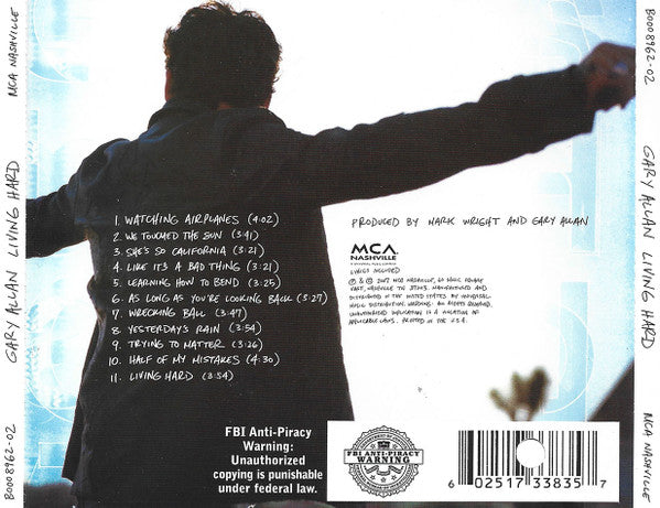 Gary Allan (2) : Living Hard (CD, Album)