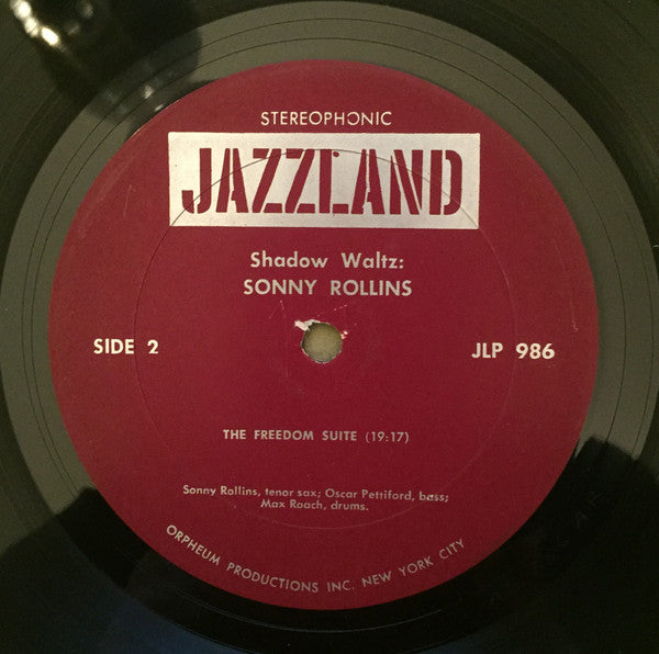 Sonny Rollins : Shadow Waltz (LP, Album, RE, RM)
