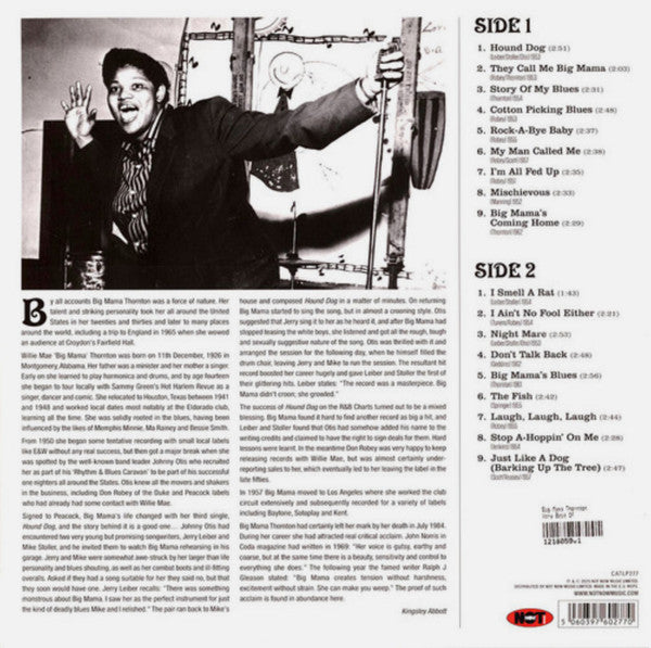 Big Mama Thornton : The Very Best Of Big Mama Thornton (LP, 180)