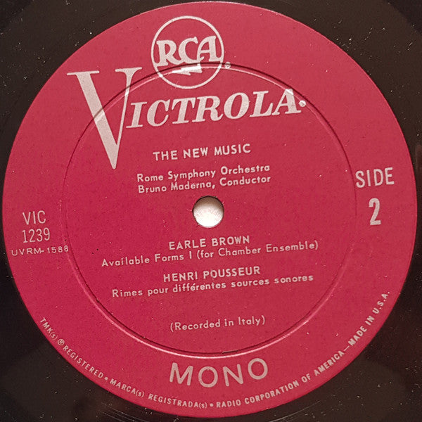 Various : The New Music (LP, Comp, Mono)