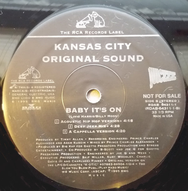 Kansas City Original Sound : Baby It's On (12", Promo)