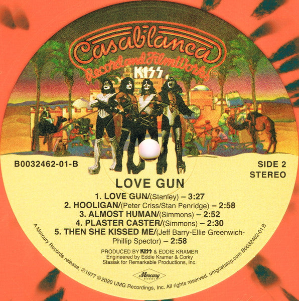Kiss : Love Gun (LP, Album, Ltd, RE, Tan)
