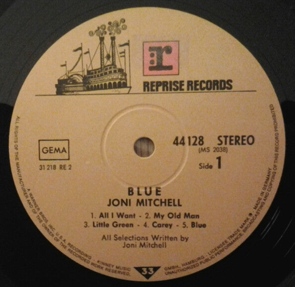 Joni Mitchell : Blue (LP, Album, Gat)