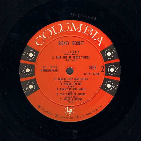 Sidney Bechet : The Grand Master Of The Soprano Saxophone And Clarinet (LP, Mono)