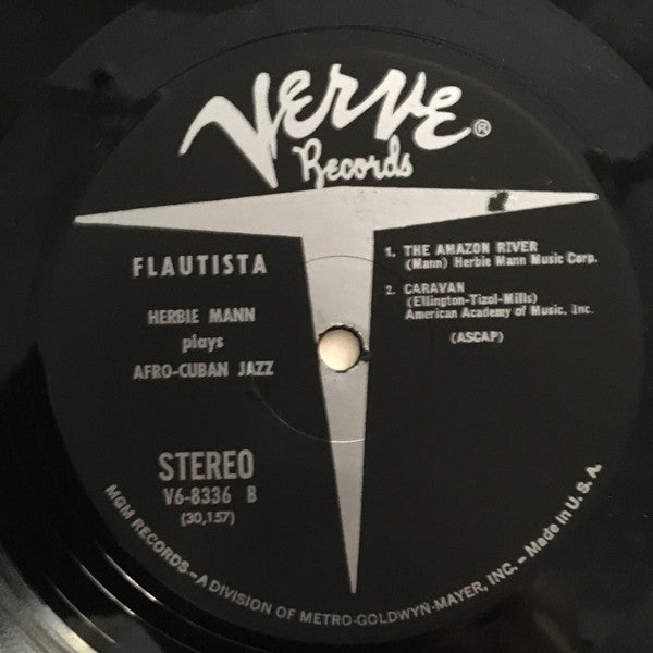 Herbie Mann : Flautista! Herbie Mann Plays Afro-Cuban Jazz (LP, Album)