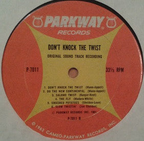 Chubby Checker Also Featuring The Dovells / Carroll Brothers / Dee Dee Sharp : Don't Knock The Twist - Original Soundtrack Recording (LP, Mono)