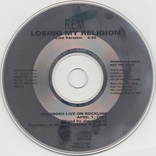 R.E.M. : Losing My Religion (CD, Single, Promo)