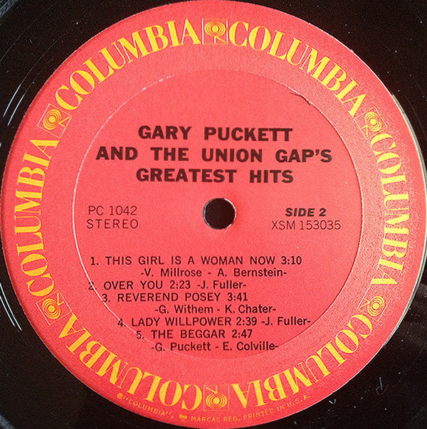 Gary Puckett & The Union Gap : Gary Puckett & The Union Gap's Greatest Hits (LP, Comp, RE, Car)