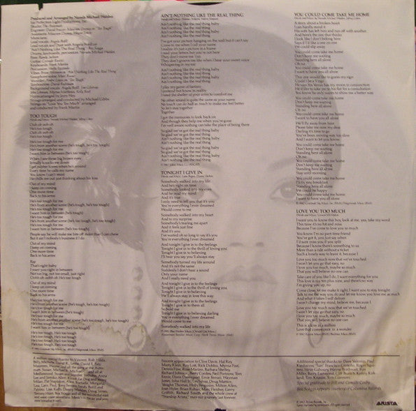 Angela Bofill : Too Tough (LP, Album)