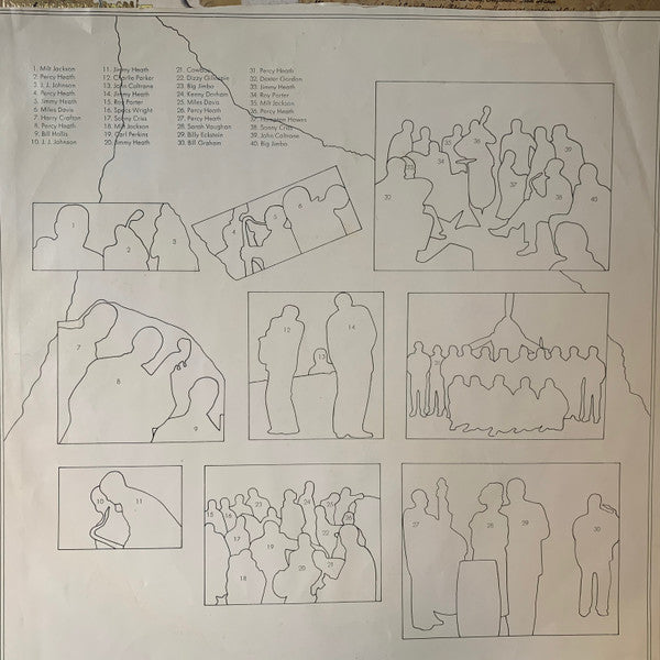 The Heath Brothers : Passing Thru... (LP, Album, Promo)