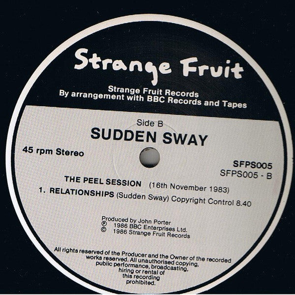 Sudden Sway : The Peel Sessions (12")