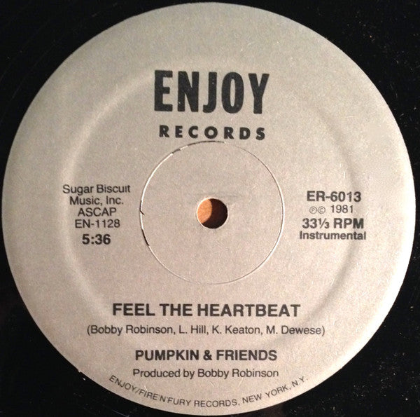 Treacherous Three / Pumpkin & Friends : Feel The Heartbeat (12")