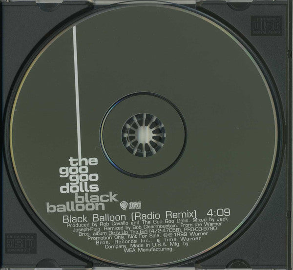 Goo Goo Dolls : Black Balloon (CD, Single, Promo)