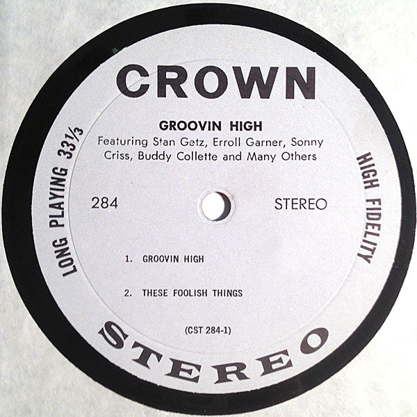 Erroll Garner, Stan Getz : Groovin' High (LP, RE)