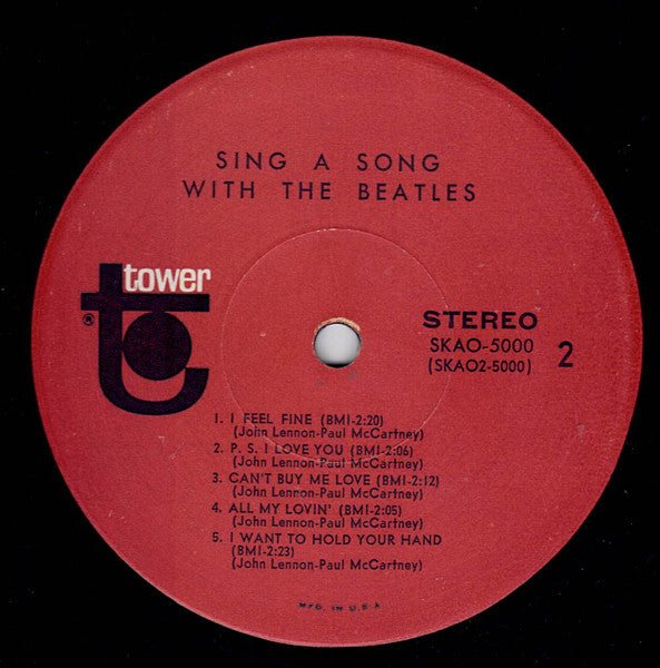 Jimmie Haskell : Sing A Song With The Beatles! (Instrumental Background Re-Creations Of Their Big Hits) (LP)