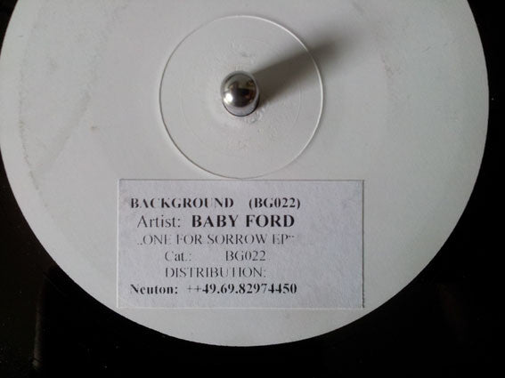 Baby Ford : One For Sorrow EP (12", Promo, W/Lbl, Sti)