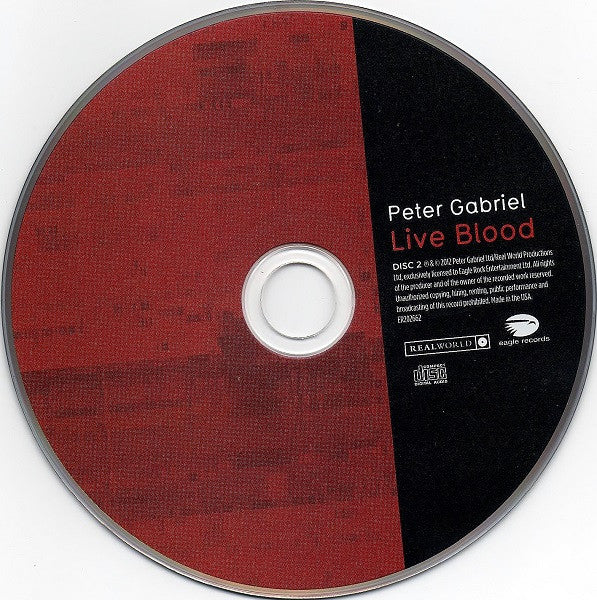 Peter Gabriel : Live Blood (2xCD, Album)