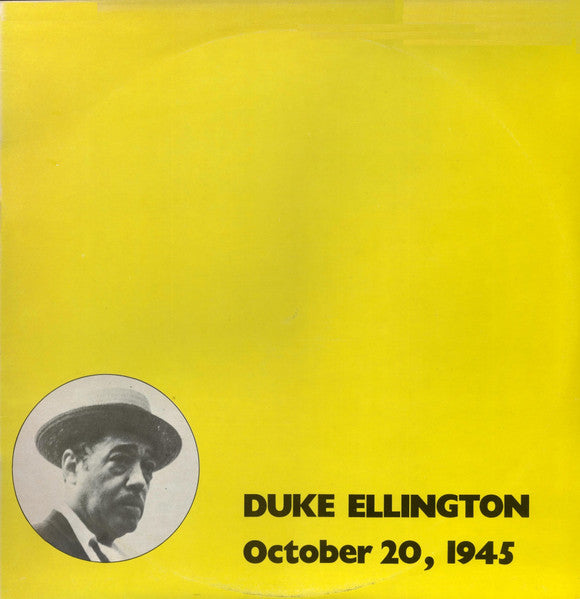 Duke Ellington : October 20, 1945 (LP)