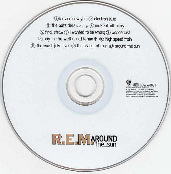R.E.M. : Around The Sun (CD, Album)