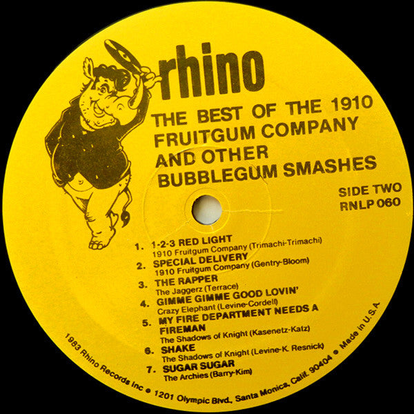 Various : Rhino Teen Magazine - The Best Of The 1910 Fruitgum Company And Other Bubblegum Smashes (Volume 2) (LP, Album, Comp, scr)