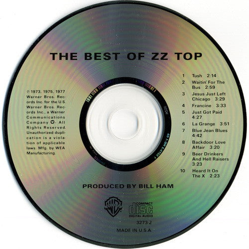 ZZ Top : The Best Of ZZ Top (CD, Comp, Club, RE)