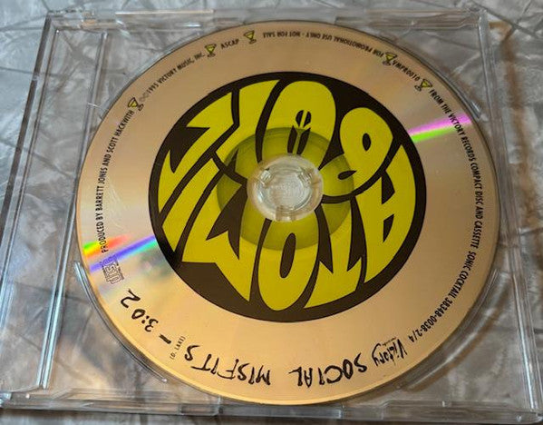 Atomic Boy : Social Misfits (CD, Single, Promo)