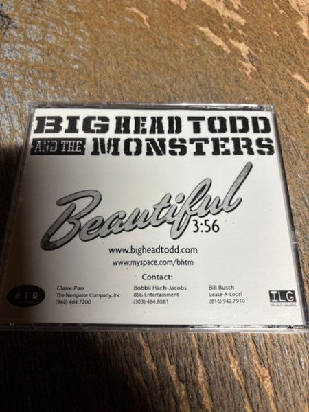 Big Head Todd And The Monsters : Beautiful (CD, Single)
