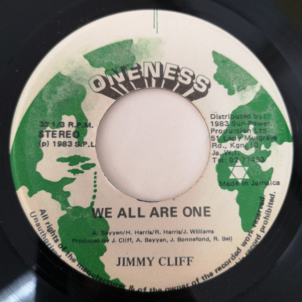 Jimmy Cliff : We All Are One (7")