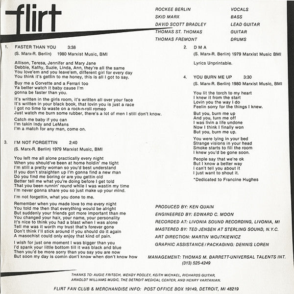 Flirt (9) : Fästèr Thàn Yöû (10", EP)