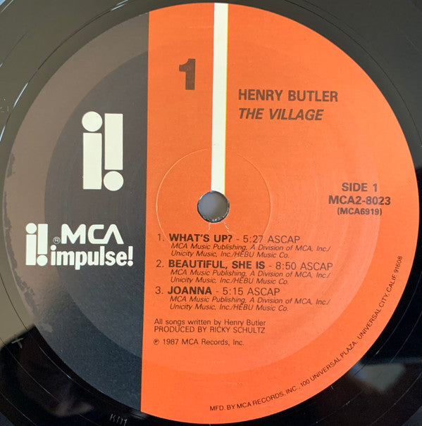 Henry Butler : The Village (2xLP, Album)