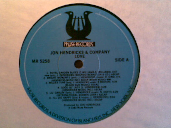 Jon Hendricks & Company : Love (LP, Album)