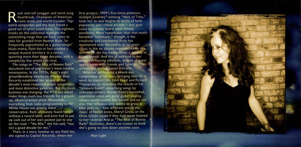 Bonnie Raitt : The Best Of Bonnie Raitt On Capitol 1989–2003 (CD, Comp, RE)