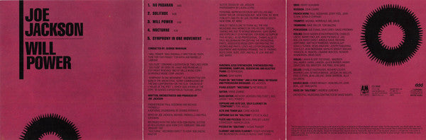 Joe Jackson : Will Power (CD, Album)