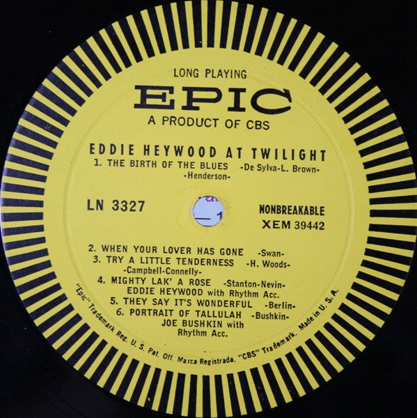 Eddie Heywood / Joe Bushkin : At Twilight (LP, Album)