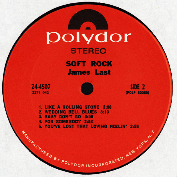 James Last : Soft Rock (LP, Comp)