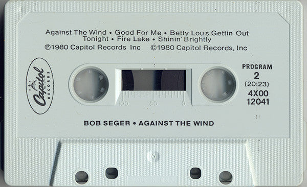 Bob Seger And The Silver Bullet Band : Against The Wind (Cass, Album, Win)