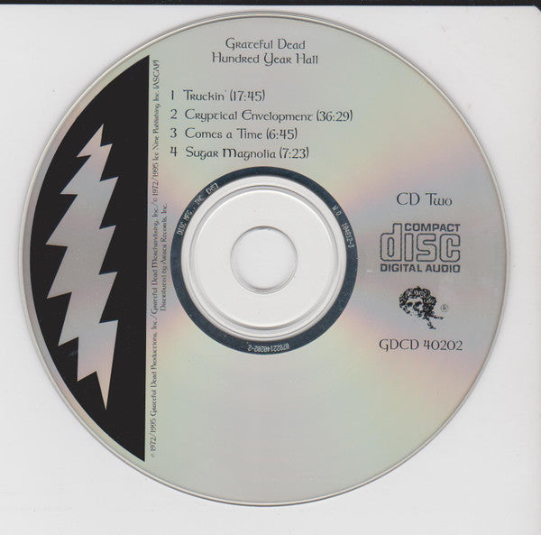 The Grateful Dead : Hundred Year Hall (2xCD, Album, DIS)