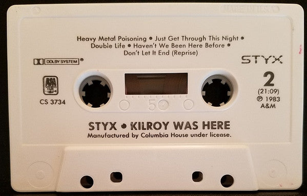 Styx : Kilroy Was Here (Cass, Album, Club)
