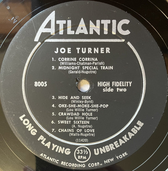 Joe Turner* : Joe Turner (LP, Comp, Mono)
