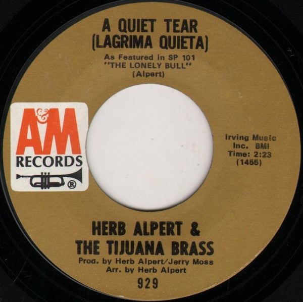 Herb Alpert : This Guy's In Love With You (7", Single, Styrene, Ter)