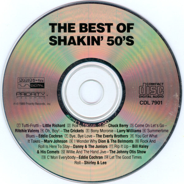 Various : The Best Of Shakin' 50's (CD, Comp)